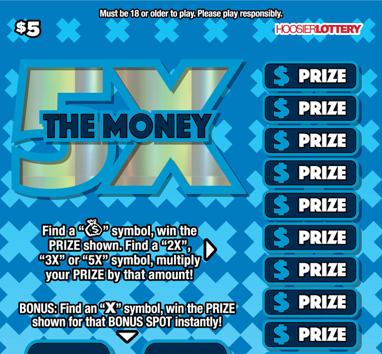 5X THE MONEY ticket
